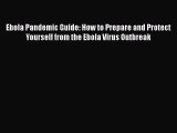 Read Ebola Pandemic Guide: How to Prepare and Protect Yourself from the Ebola Virus Outbreak