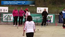 Mène 7, Finale Millet contre Kerfant, cinquième étape du Super 16 féminin, Sport Boules, Bourg-Saint-Andéol 2016
