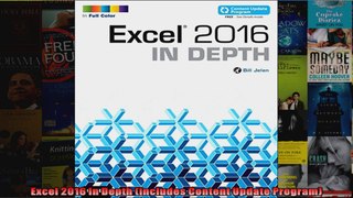 Excel 2016 In Depth includes Content Update Program