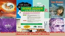 Download  Barrons AP French Language and Culture with MP3 CD Barrons AP French WCD Ebook Free