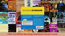 Download  CNA Certified Nursing Assistant Exam Cram PDF Online
