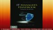 IT Managers Handbook Third Edition Getting your new job done