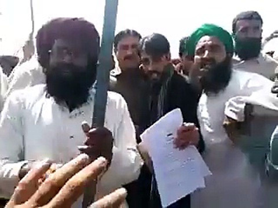 Jamshed Dasti in Islamabad Dharna