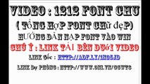 3.1212 font Chữ NEW - Link Tải 1212 Font Chữ - Link tải bên dưới Video - Youtube