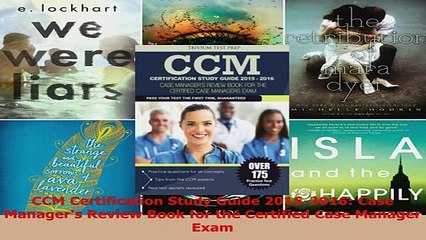 Read  CCM Certification Study Guide 20152016 Case Managers Review Book for the Certified Case Ebook Free