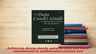 PDF  The Data Coachs Guide to Improving Learning for All Students Unleashing the Power of Download Full Ebook