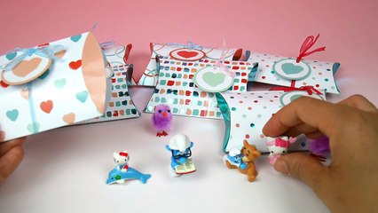 NEW SURPRISE TOYS! Lightning MCQUEEN CARS HELLO KITTY SpongeBob Squarepants Smurfs Disney TOYS