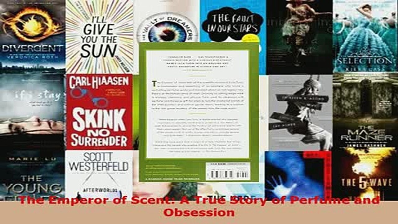 Download  The Emperor of Scent A True Story of Perfume and Obsession Free Books