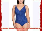 Miraclesuit - Bañador con lunares para mujer talla 40 color azul (marine blue)