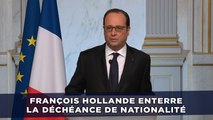 Révision constitutionnelle: François Hollande enterre la déchéance de nationalité
