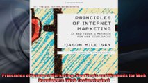 Principles of Internet Marketing New Tools and Methods for Web Developers Web