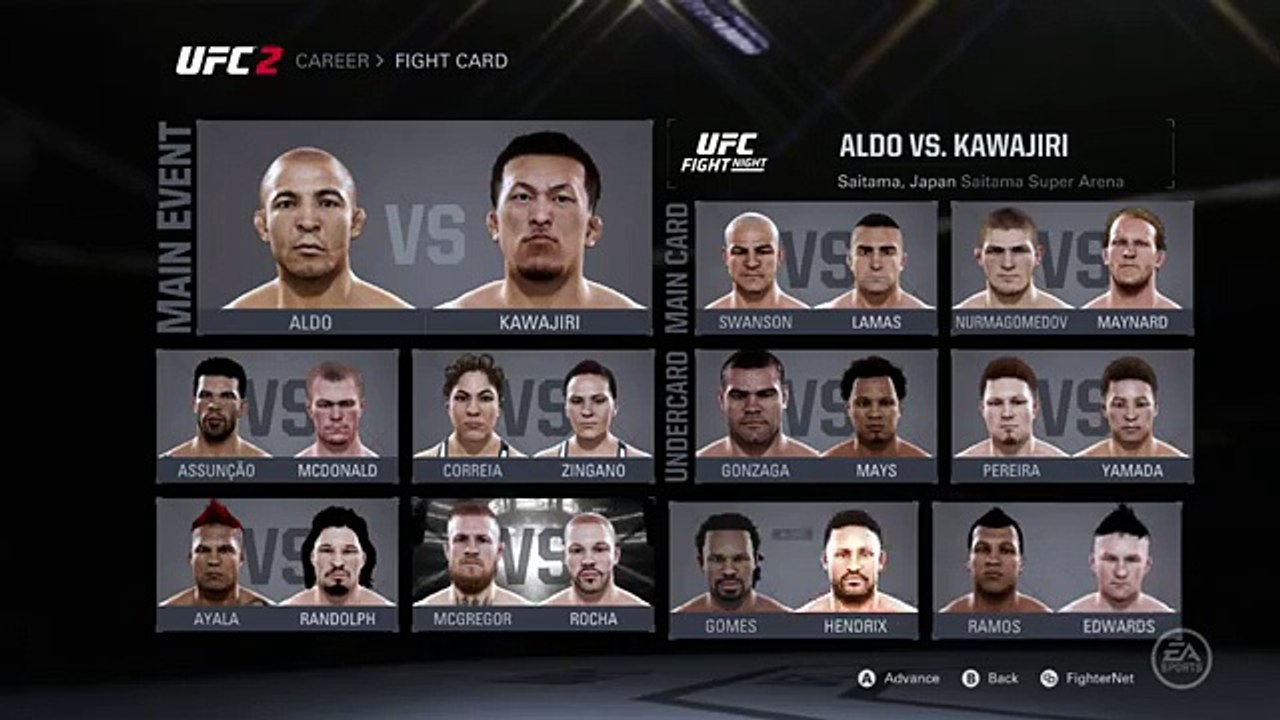 UFC 2 Conor McGregor Career Mode  EA Sports UFC 2 Conor McGregor Welterweight Career 56
