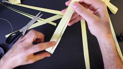 How to make a Cross with Palms - Part 1