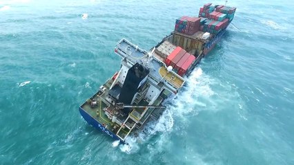 Disaster at Sea - Wrecked Cargo Ship: Taipei, Taiwan