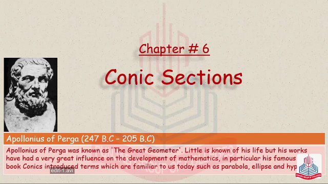 Conic Sections Plane And Cones