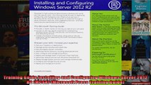 Training Guide Installing and Configuring Windows Server 2012 R2 MCSA Microsoft Press