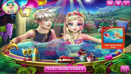 Elsa Anna Rapunzel Jacuzzi Party Compilation - Princess Games for Kids