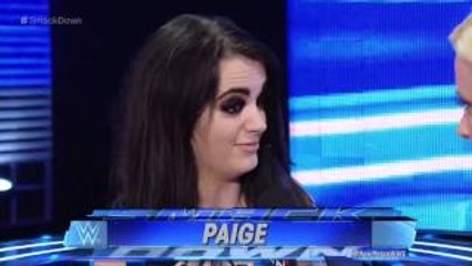 WWE SmackDown Paige Segment