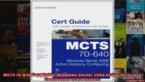 MCTS 70640 Cert Guide Windows Server 2008 Active Directory Configuring Cert Guides