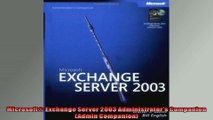 Microsoft Exchange Server 2003 Administrators Companion Admin Companion