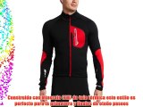 Pearl Izumi Pro - Chaqueta de ciclismo para hombre tamaño S color rojo / negro