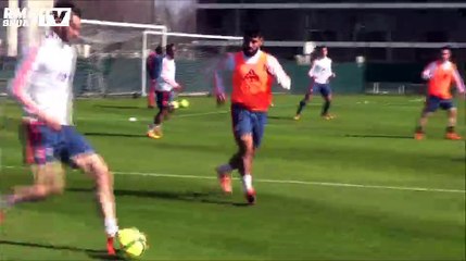 Et pendant ce temps-là, Valbuena retrouve Fekir à l’entraînement