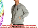Puma FD Essential - Sudadera con capucha para hombre gris Medium Gray Heather Talla:Taille