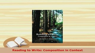 Download  Reading to Write Composition in Context Free Books