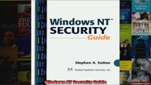 Windows NT Security Guide