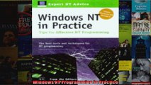 Windows NT Programming in Practice