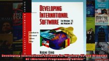 Developing International Software for Windows 95 and Windows NT Microsoft Programming
