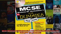 MCSE Windows NT Workstation 4 For Dummies Flash Cards For Dummies Computers
