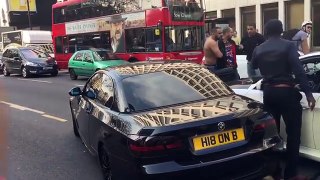 Aggressive BMW driver in London and fight !!