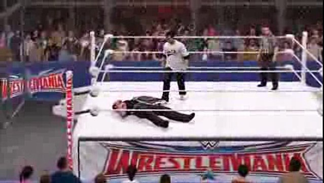 WWE 2K16 Undertaker vs Shane McMahon WM 32 (Sting attacks the Undertaker Shane McMahon wins)