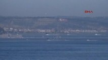 Çanakkale - Rus Savaş Gemisi 'Minsk', Çanakkale Boğazı'ndan Geçti