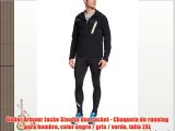 Under Armour Jacke Stealth Run Jacket - Chaqueta de running para hombre color negro / gris