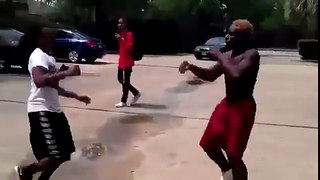 Crazy Fight In Parking Lot _Real KO