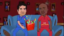 India vs West Indies ICC Cricket WOrld Cup 2016 - SACHIN Vs LARA FUNNY FACEOFF MaukaMauka