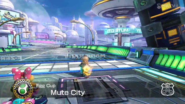 Wii U - Mario Kart 8 - Mute City 1st Place Stolen From Me