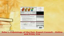 Download  Adlers Physiology of the Eye Expert Consult  Online and Print 11e PDF Full Ebook