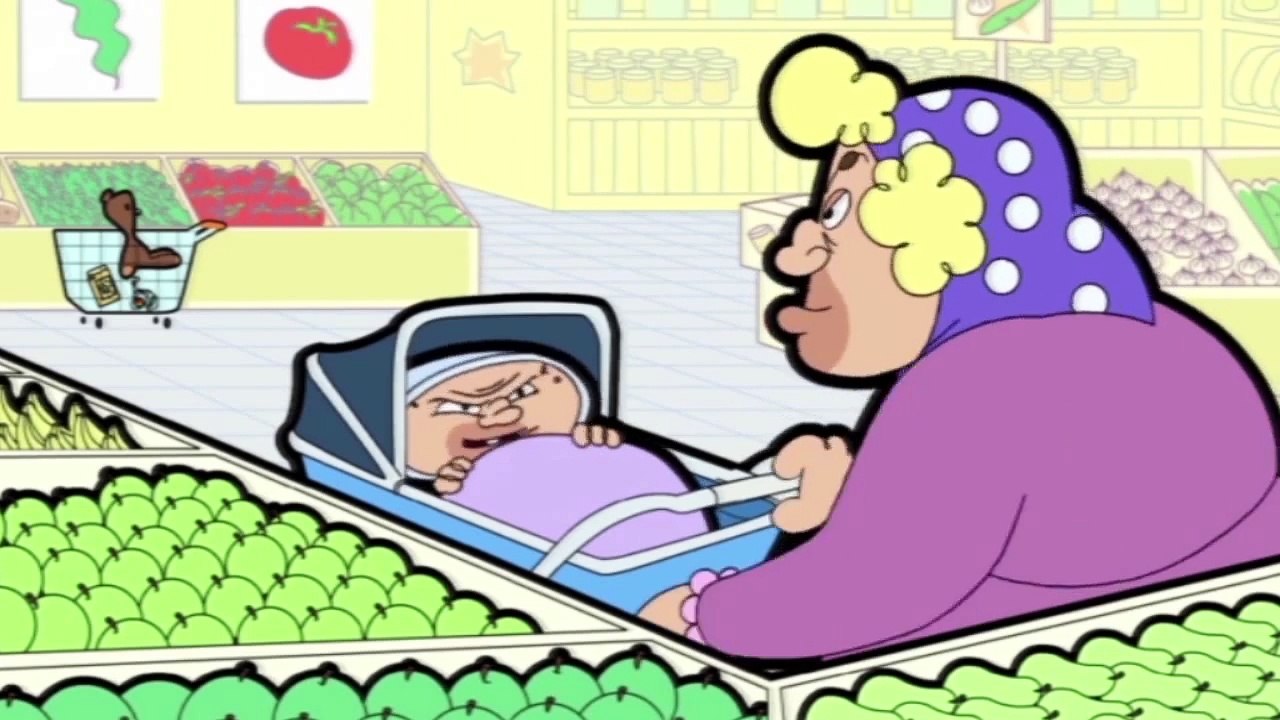 Mr Bean - Food Shopping with Teddy