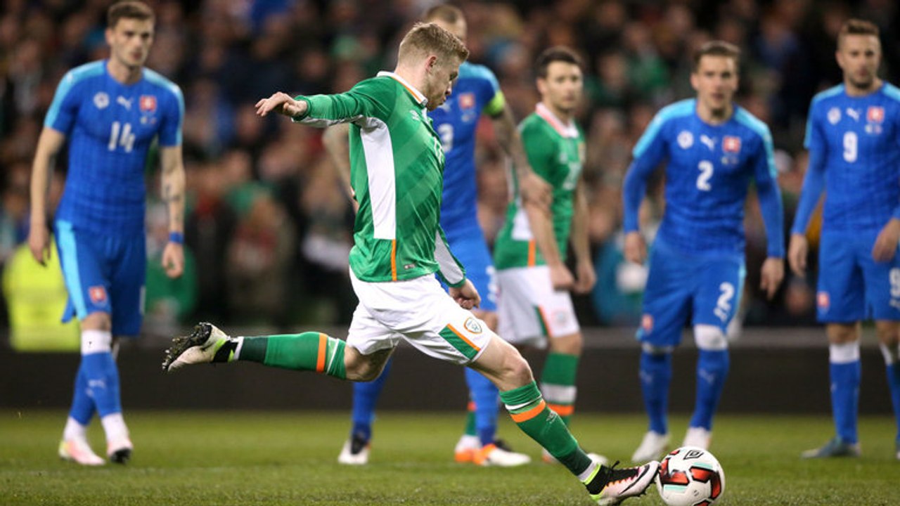 Friendly  Ireland vs Slovakia 2 - 2