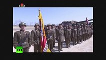 Kim Jong-un provides field guidance at North Korea military drills