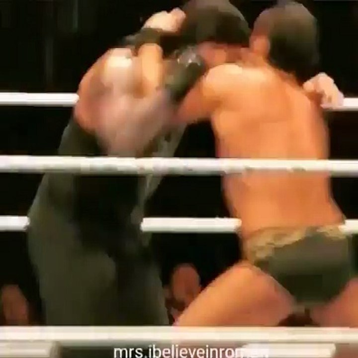 Roman Reigns Enjoying Fans Cheering at WWE Live Event