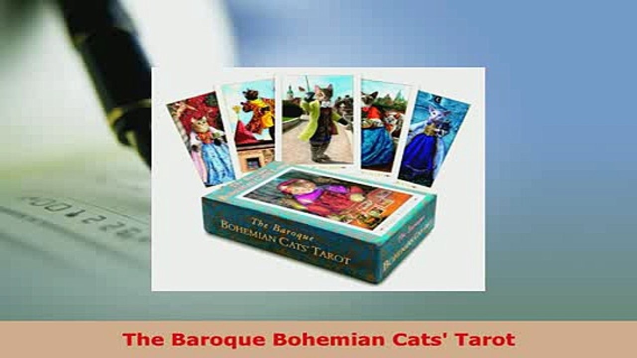 PDF  The Baroque Bohemian Cats Tarot Read Online