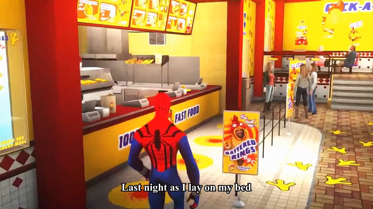 Spiderman Car For Kids - My bonnie lies over the ocean - Spiderman Nursery Rhyme