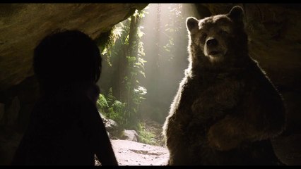 Baloos Cave THE JUNGLE BOOK Movie Clip # 4