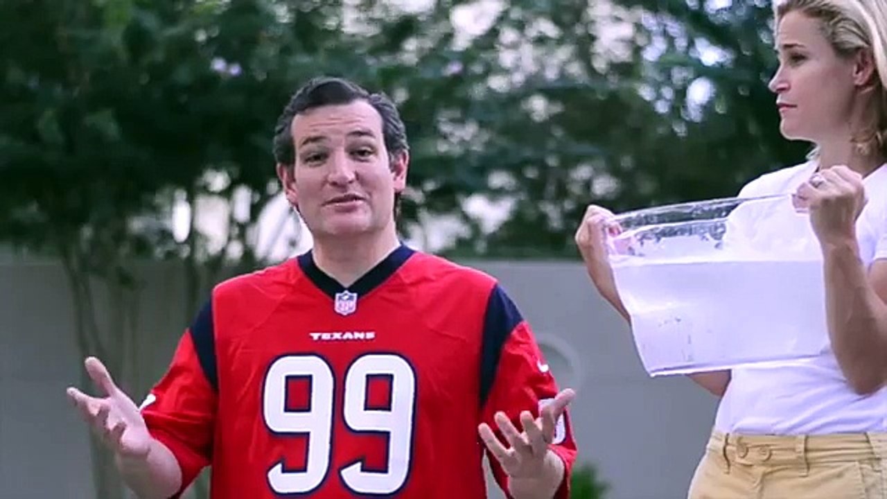 Sen. Ted Cruz Accepts ALS Ice Bucket Challenge