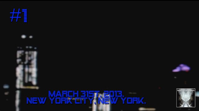 UFO Mother Ship Filmed Over New York City, New York. (Top Ten Mister UFO Sightings) #1