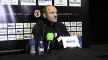 William Servat - conférence de presse du Stade toulousain